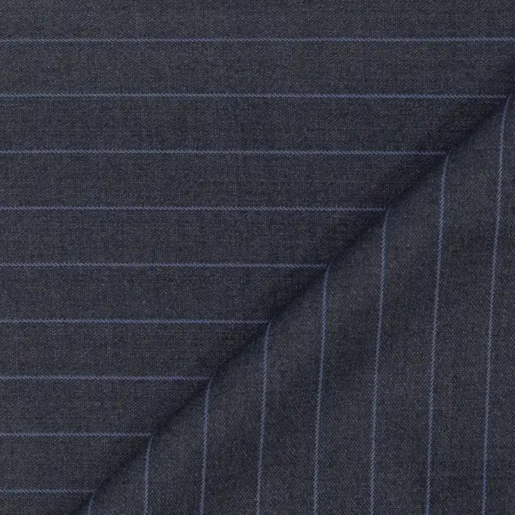 Dark Green with Blue Pinstripe