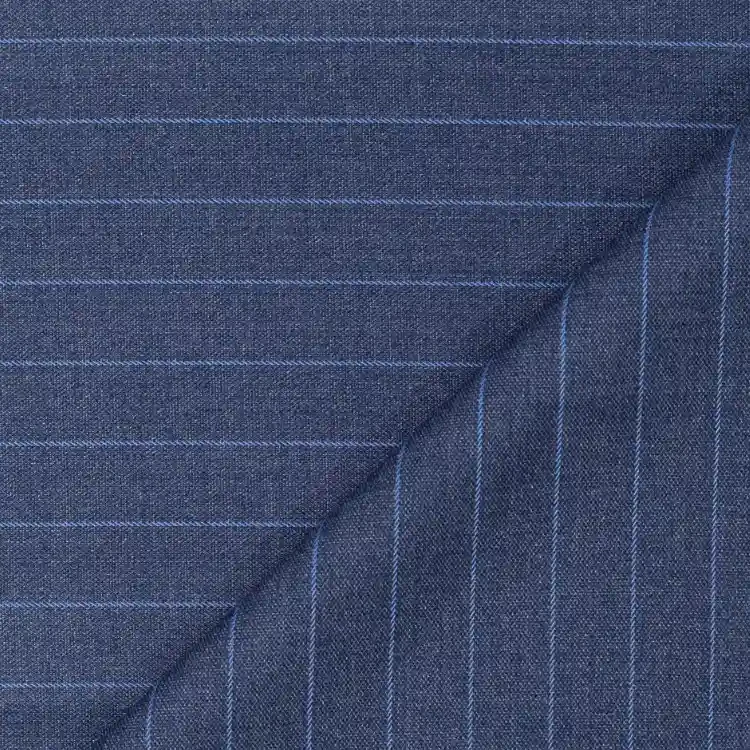 Cool Blue with Light Blue Pinstripe