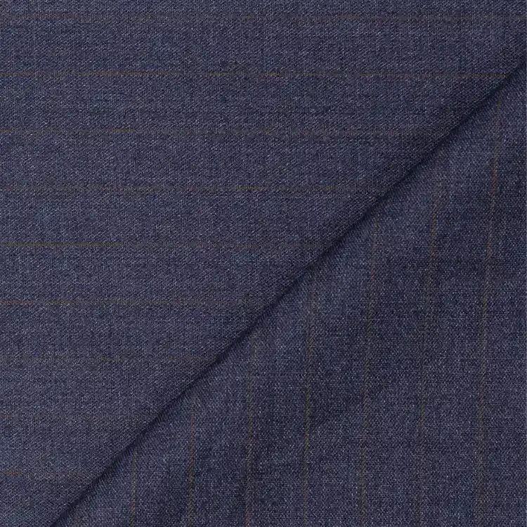 Dark Gray with Brown Pinstripe