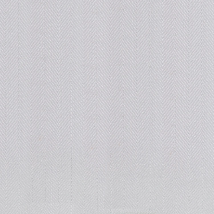 White Herringbone Shirt Fabric