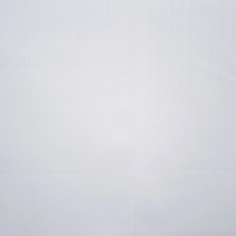 White Selfstripes Shirt Fabric