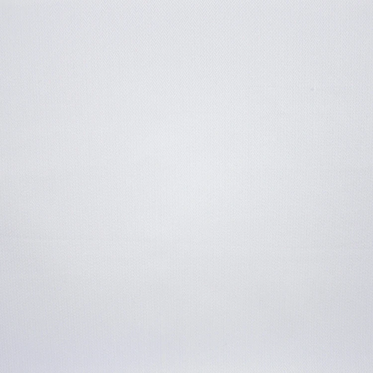 White Small Herringbone Shirt Fabric