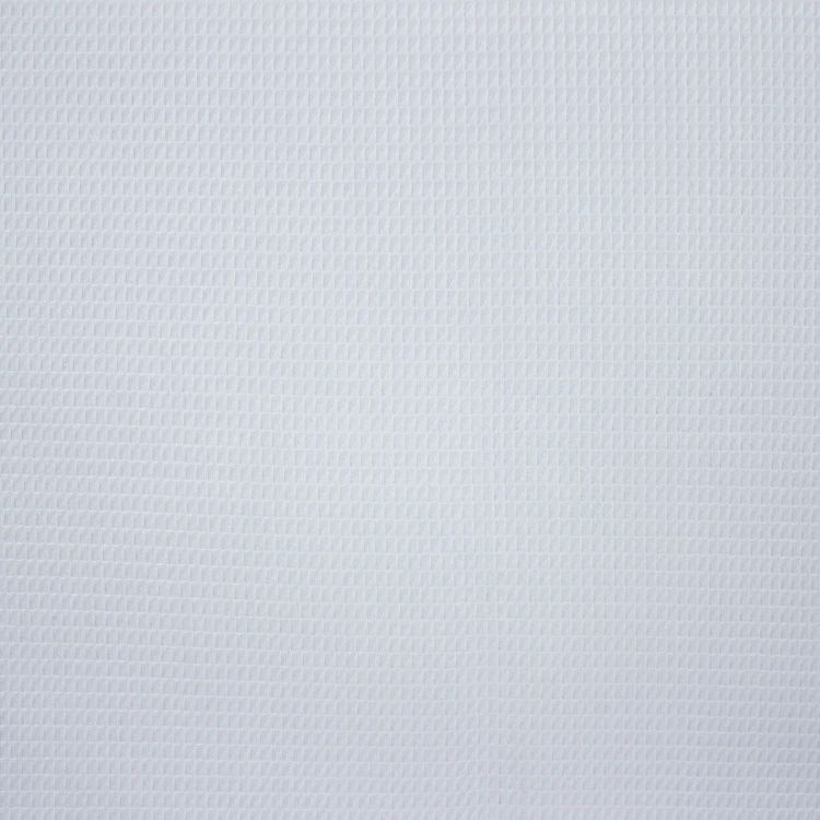 Self Tone White Check Shirt Fabric