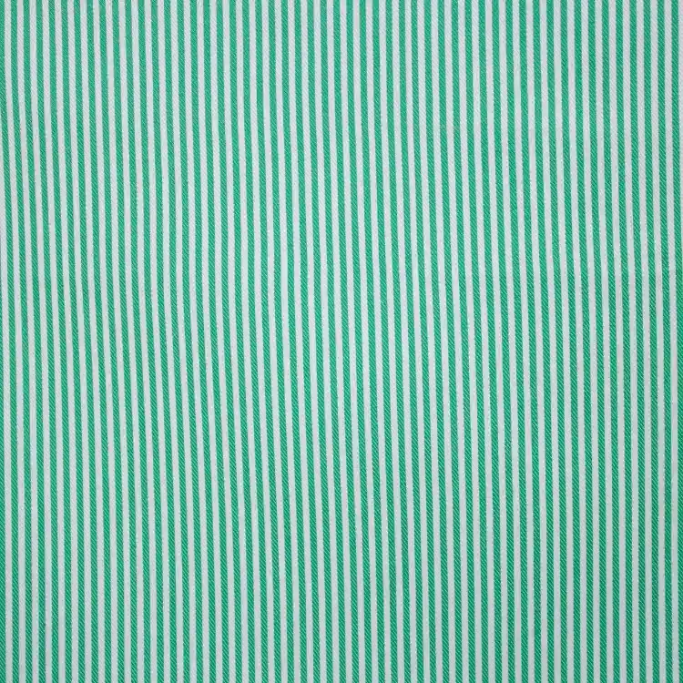 Green Stripe Shirt Fabric