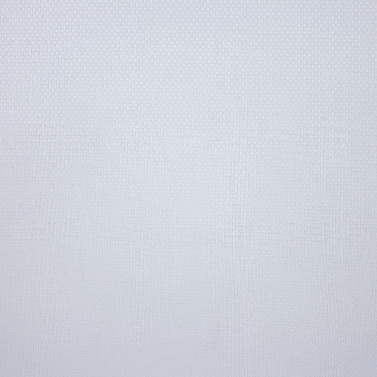 White In Birdseye Texture Shirt Fabric