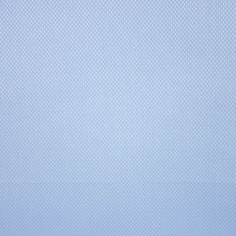 Baby Blue In Birdseye Texture Shirt Fabric