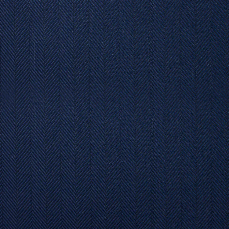 Navy Blue Herringbone Shirt Fabric