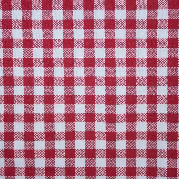 Red And White Check Shirt Fabric