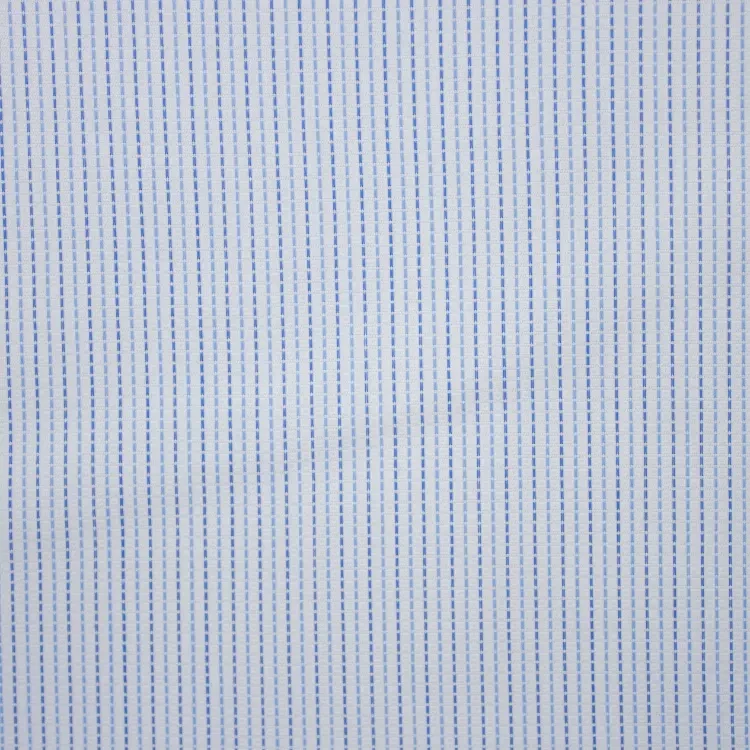 Two Tone Blue Needle Dot Shirt Fabric