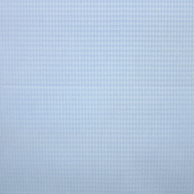Blue Textured Shirt Fabric