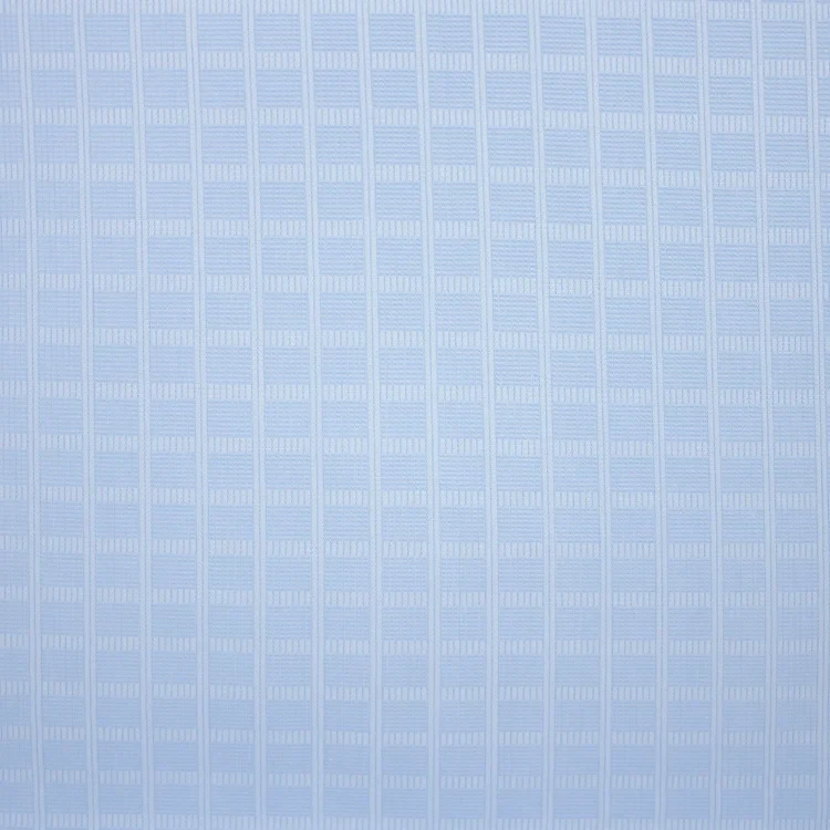 Double Tone Blue Checks Shirt Fabric