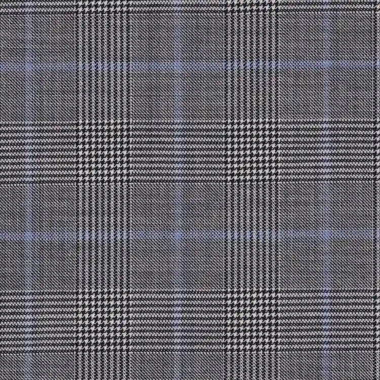Gray with Blue Check