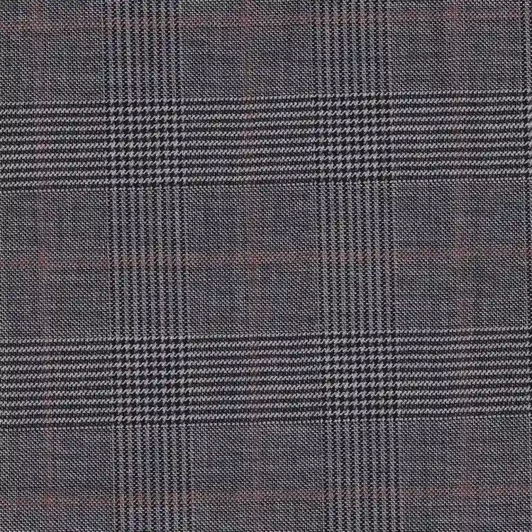 Gray with Orange Check