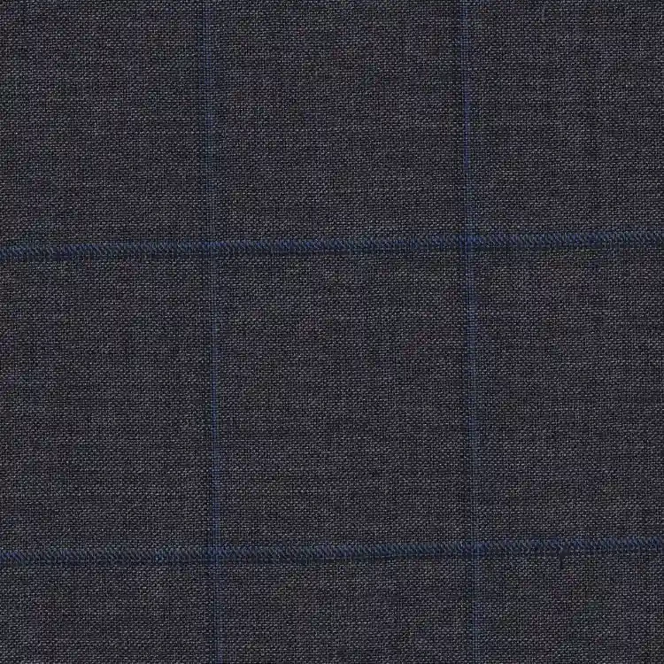 Gray with Blue Check