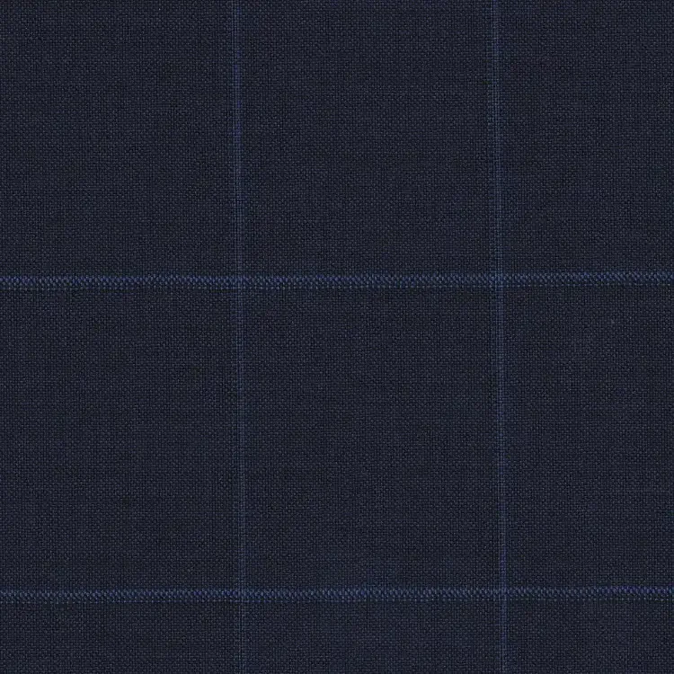 Navy Blue with Blue Check