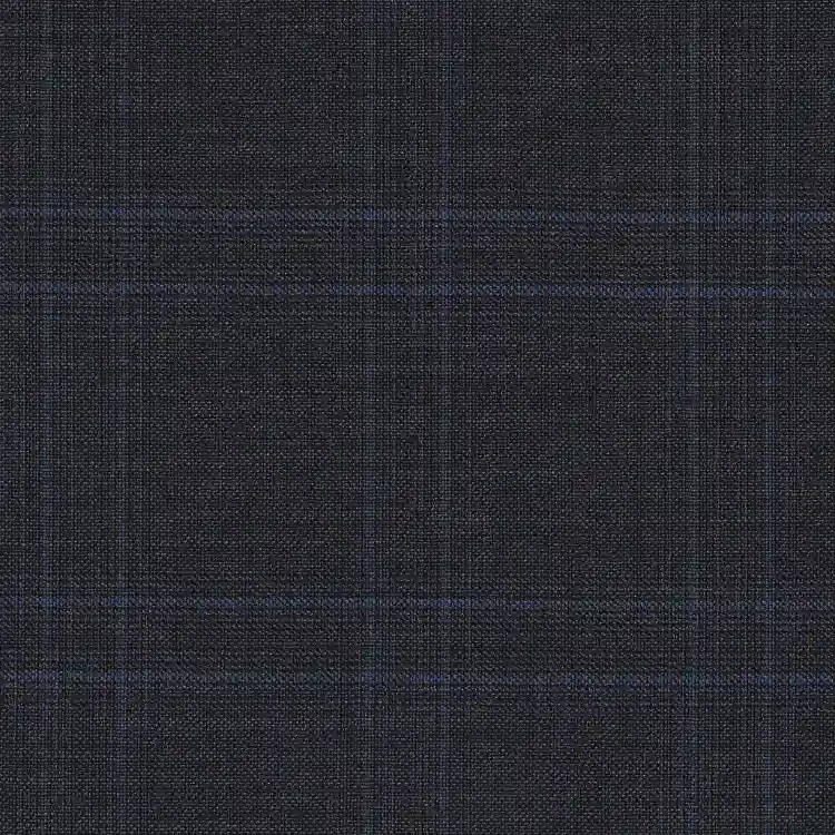 Dark Gray with Blue Check