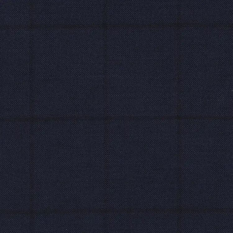 Dark Blue with Black Check