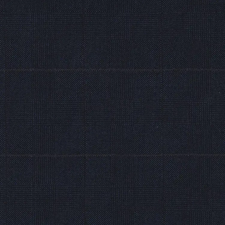 Midnight Blue with Brown Check