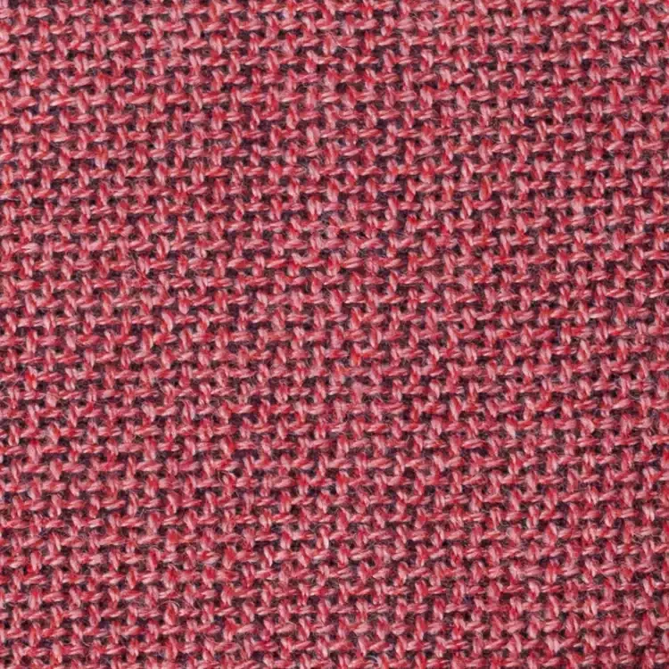 Brick Red Basket Weave Tweed Fabric