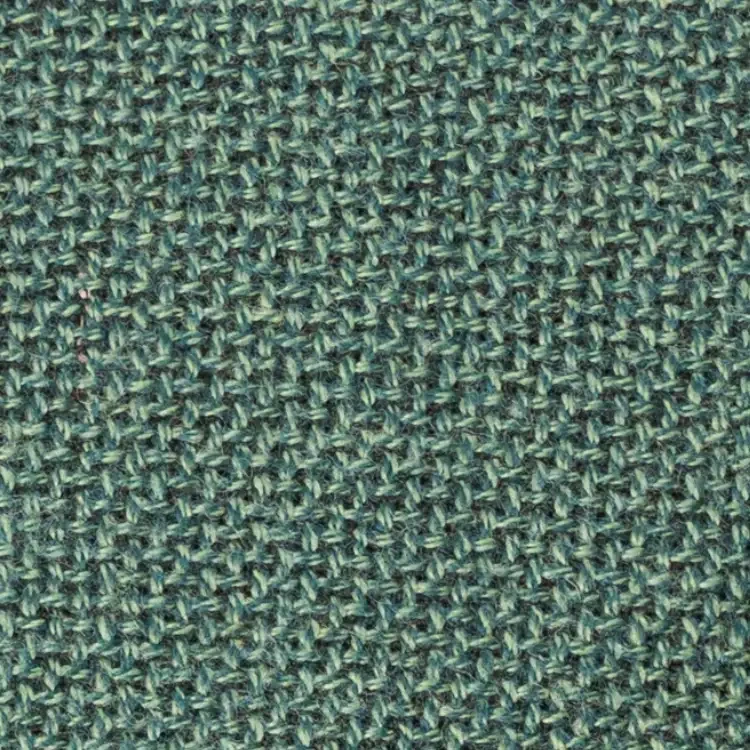 Forest Green Basket Weave Tweed Fabric