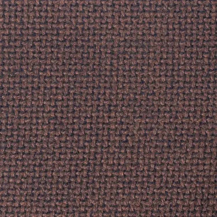Dark Brown Basket Weave Tweed Fabric