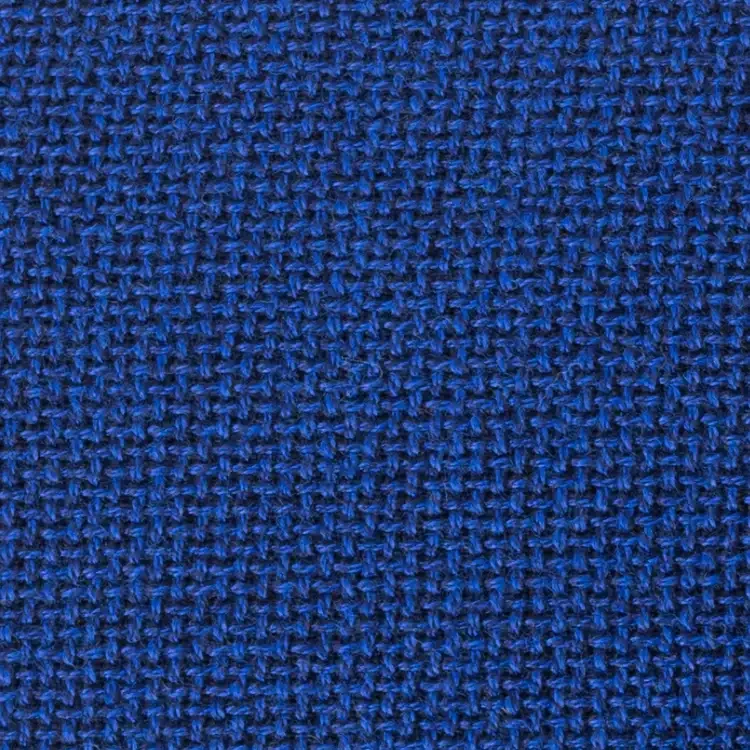Royal Blue Basket Weave Tweed Fabric