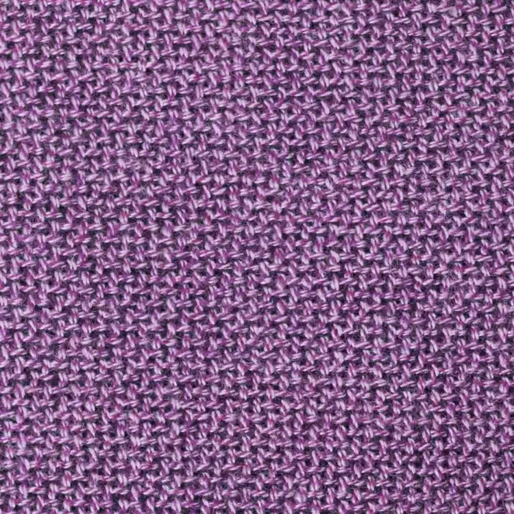 Purple Basket Weave Tweed Fabric