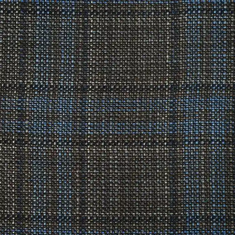 Brown with Light Blue Check