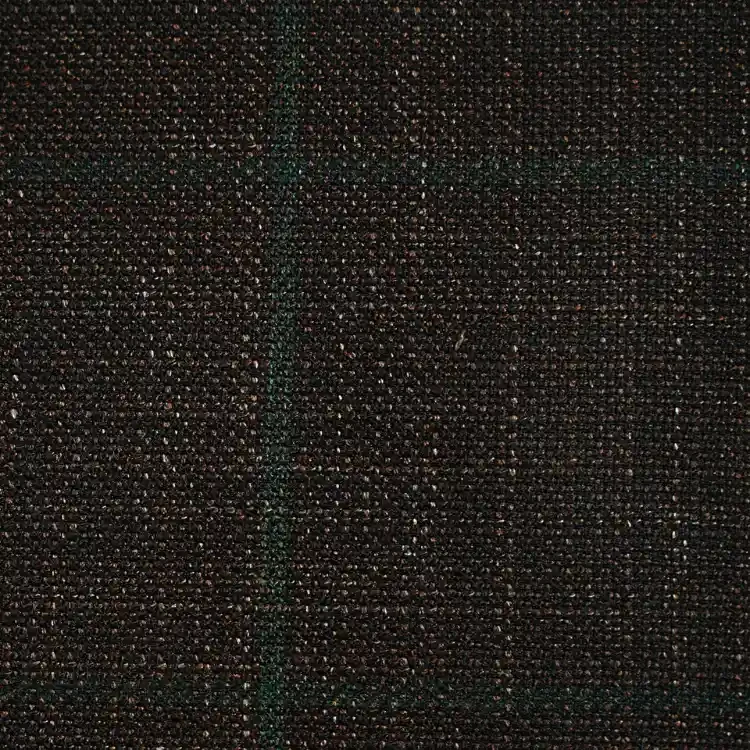 Dark Brown with Dark Green Windowpane